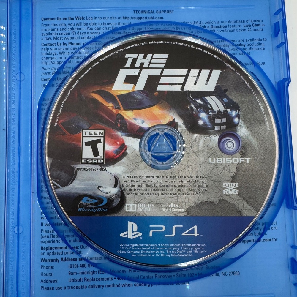 The Crew Limited Edition Racing Video Game PS4 Ubisoft - Picture 4 of 5